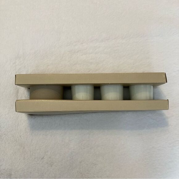 Haps Mood Care Votive Trio Candles Set of 3 Reusable Ceramic Sand Vessel - Picture 6 of 13